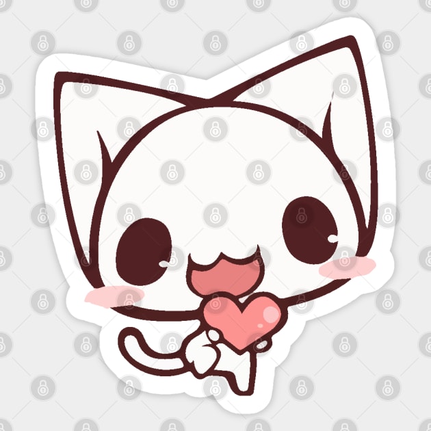 Cute Cat Sticker by Jenex